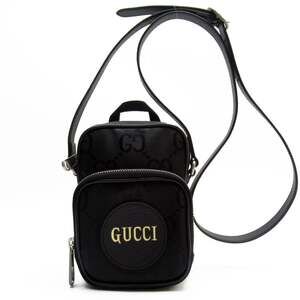 GUCCI Black Canvas Shoulder Bag